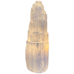 Naturalna lampa selenitowa 20cm