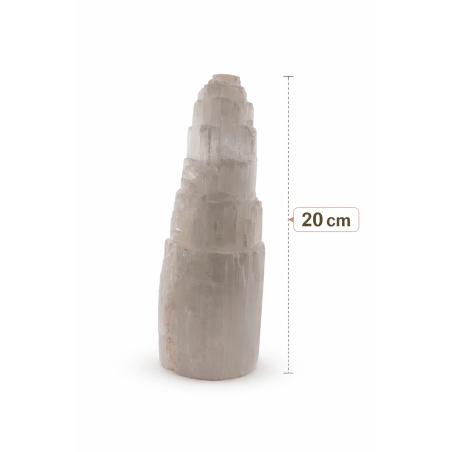 Lámpara de Selenita Natural 20cm