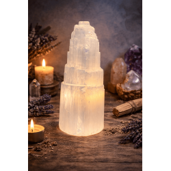 Natuurlijke selenietlamp 20 cm