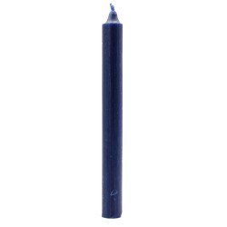 Velas a granel de color sólido - Azul marino rústico - Paquete de 10 - 1