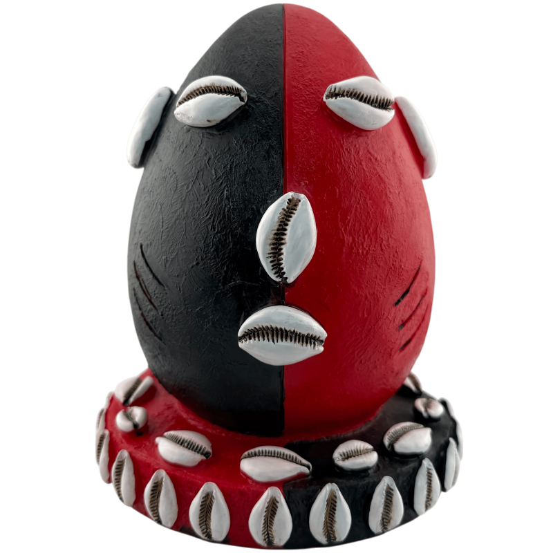 Figura Resina Cabeza Eleggua 22cm-FIGURAS ESOTÉRICAS-HOSTENATURA