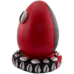 Figurină din rășină cu cap de Eleggua, 22 cm