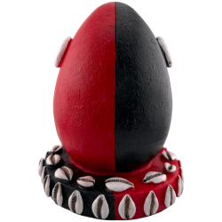 Głowa Eleggua z żywicy, figurka 22 cm