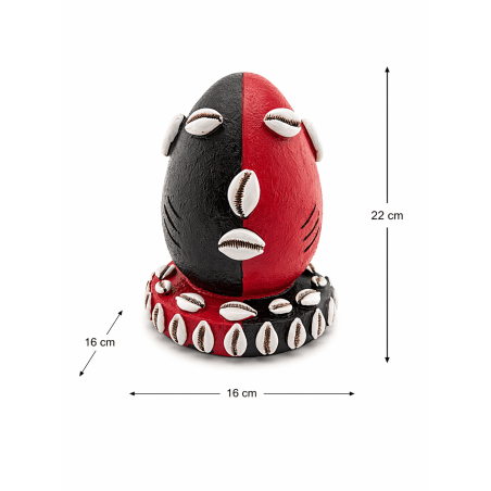 Eleggua Huvud Resinfigur 22cm