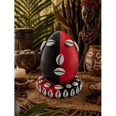 Eleggua Head Resin Figure 22cm