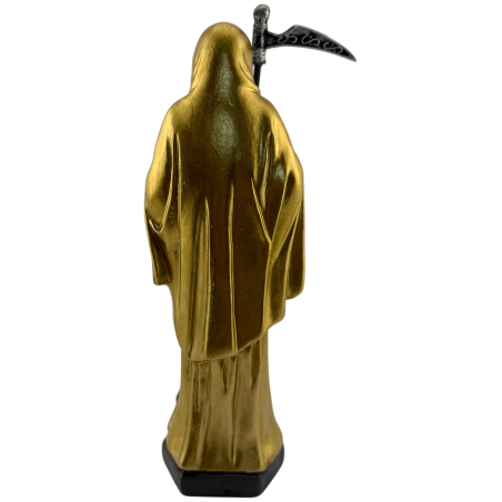 Harts Santa Muerte Figur 20cm Gyllene