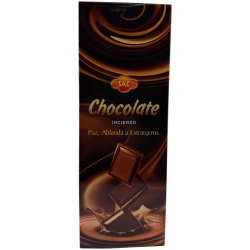 SAC Chocolate Incense - Box of 6 hexagonal packs of 20 sticks each, 120 incense sticks