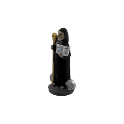 Figura Resina San Benito 5cm en lata