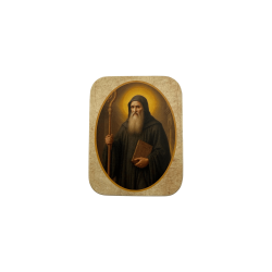 Figurină din rășină Sfântul Benedict 5cm în cutie