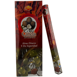 Incenso de Coco e Canela SAC - Caixa com 6...