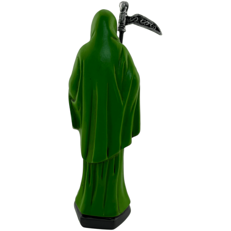 Figurină Santa Muerte din rășină 15cm Verde