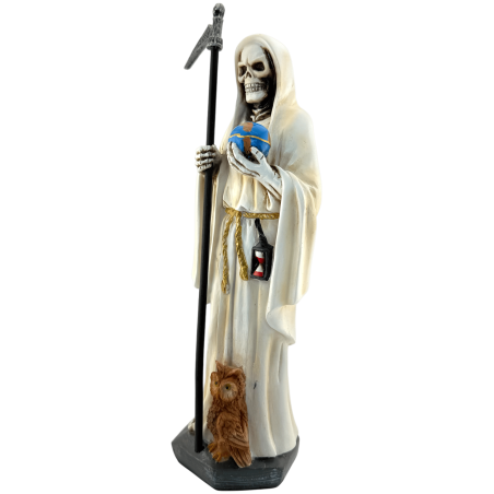 Figura Resina Santa Muerte 30cm Blanca
