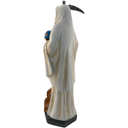 Figura Resina Santa Muerte 30cm Blanca