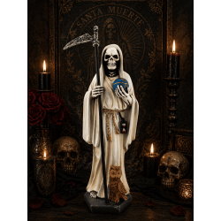 Figura Resina Santa Muerte 30cm Blanca