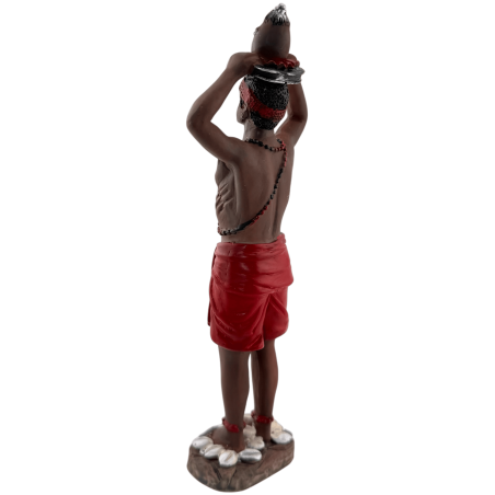 Estatueta de resina de Eleggua, 20 cm