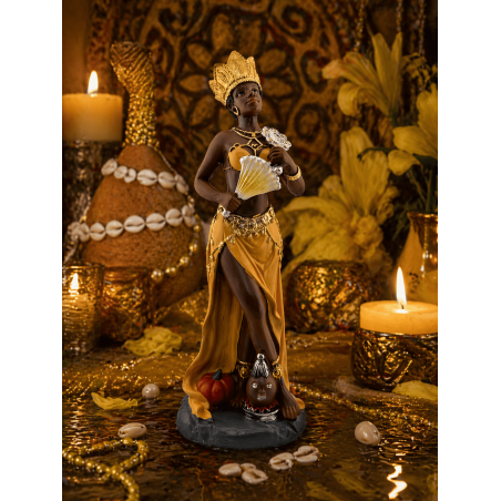 Figurină Oshun din rășină 21cm