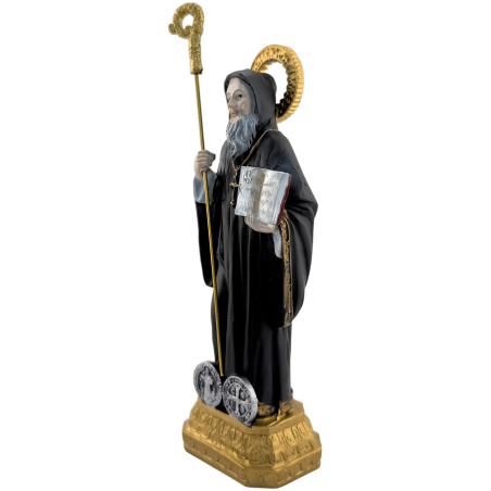 Figura Resina San Benito 16cm