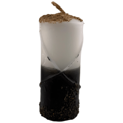 Lumânare specială pentru închiderea căilor 14x6cm - Include ritual, ulei și pudre