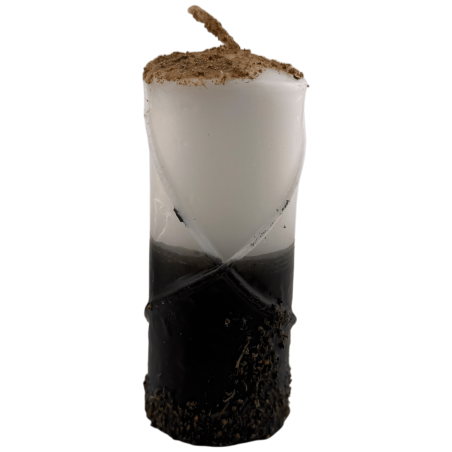 Lumânare specială pentru închiderea căilor 14x6cm - Include ritual, ulei și pudre