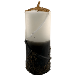 Lumânare specială pentru închiderea căilor 14x6cm - Include ritual, ulei și pudre