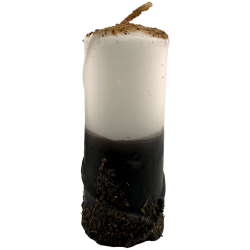 Lumânare specială pentru închiderea căilor 14x6cm - Include ritual, ulei și pudre