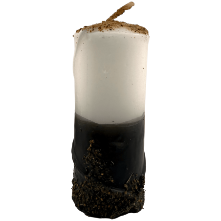 Lumânare specială pentru închiderea căilor 14x6cm - Include ritual, ulei și pudre