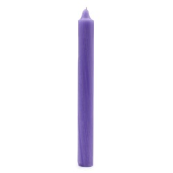 Velas a Granel de Color Sólido - Lila Rústica - Paquete de 10 - 1