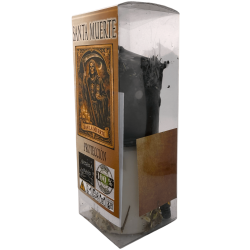 Special Offering Candle for Saint Death - Esoteric Candle 14x6cm Includes Oil and Ritual - Protection