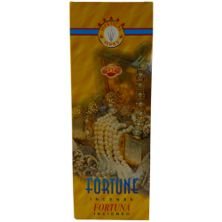 SAC Fortuna Incense - Box of 6 hexagonal packs of 20 sticks each, 120 incense sticks