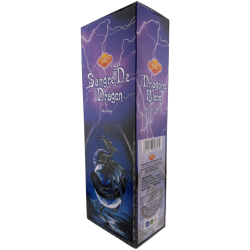 Tămâie SAC Dragon's Blood - Cutie cu 6 pachete hexagonale a câte 20 de bețișoare fiecare, 120 de bețișoare parfumate