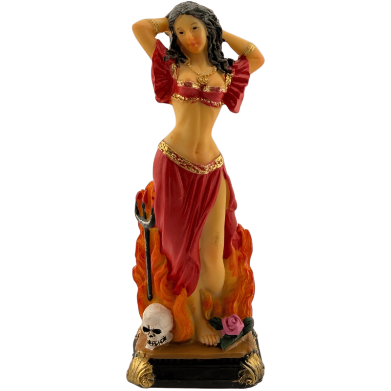 Pomba Gira harsfiguur 14 cm.-ESOTERISCHE CIJFERS-HOSTENATURA