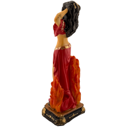 Figura Resina Pomba Gira 14cm.