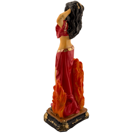 Figura Resina Pomba Gira 14cm.