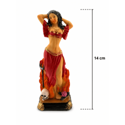 Pomba Gira harsfiguur 14 cm.