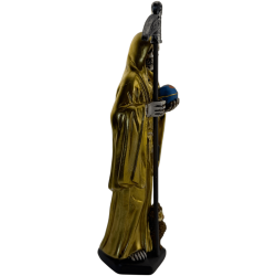 Figurina din rasina Golden Santa Muerte 15cm.