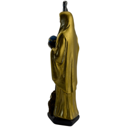 Figurina din rasina Golden Santa Muerte 15cm.