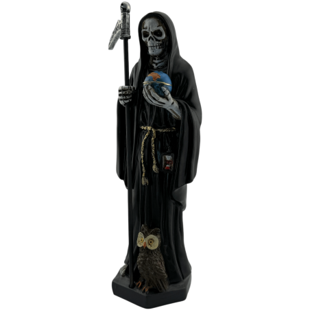 Figura Resina Santa Mort 20cm Negra