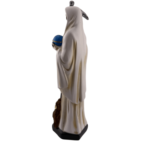 Figura Resina Santa Mort 20cm Blanca