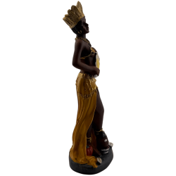 Statuetta in resina di Oshun, 15 cm.