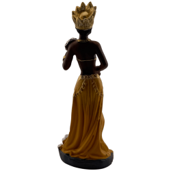 Statuetta in resina di Oshun, 15 cm.