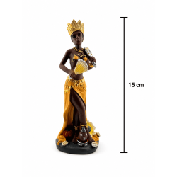 Statuetta in resina di Oshun, 15 cm.