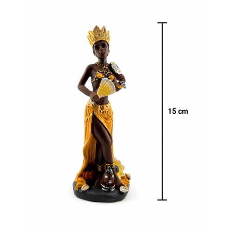 Figura Resina Oshun 15cm.