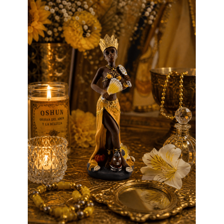 Figura Resina Oshun 15cm.