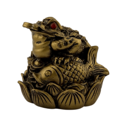 Kaeru Wealth Toad - Money, Prosperity and Protection - 6.5x6.5x7cm - Feng Shui