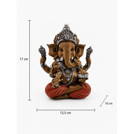 Ganesha Resin Figure 13.5x10x17cm