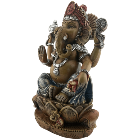 Ganesha harsbeeldje 17x13x27cm
