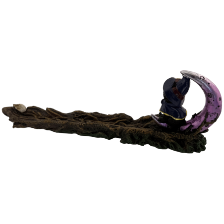 Porta Incienso Gato Negro Brujo 29x5,5x9,5cm