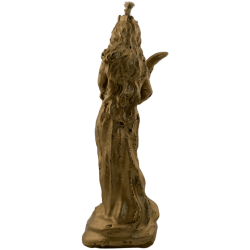 Candela dorata della Dea della Fortuna - 16x5,3 cm.