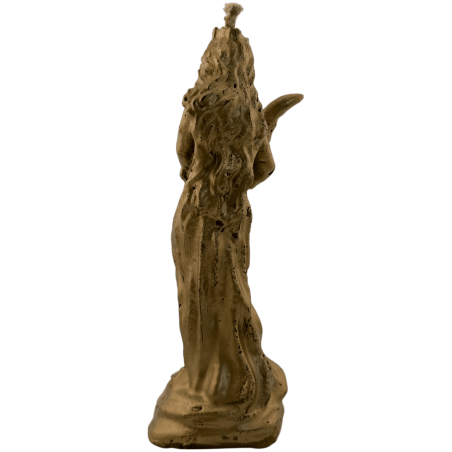 Golden Goddess of Fortune Candle - 16x5.3cm.