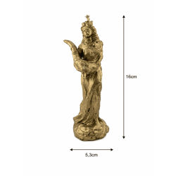 Gyllene Lyckogudinnans ljus - 16x5,3 cm.
